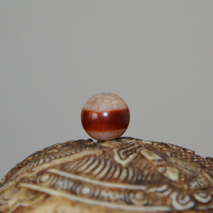 藏区天然风化一线药师天珠散珠真品手链项链配珠民族风