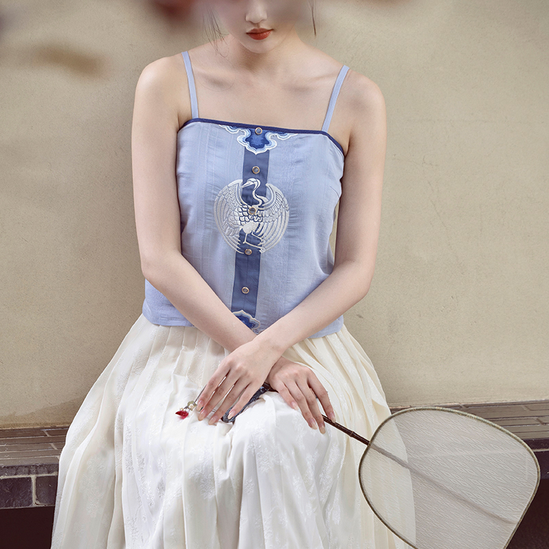 瞳莞汉服闲云吊带内搭夏季女百搭亲肤舒适原创设计新品