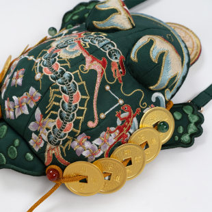 瞳莞原创金蟾万贯3.0趣味小包包精美斜挎单肩汉服包包2025夏季 新