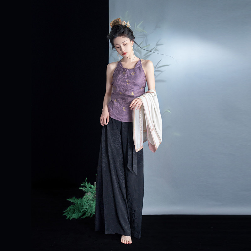 瞳莞原创汉服一炉香改良宋裤宋抹舒适日常吊带百搭2023春夏新款,女装/女士精品,汉服上装,淘宝优惠券,粉丝福利购,淘宝优惠卷