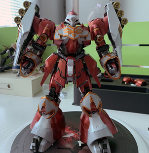 模动魂合金着色某班8819 8823 红鹦鹉 MG 乍得多加 绿鹦鹉 拼装