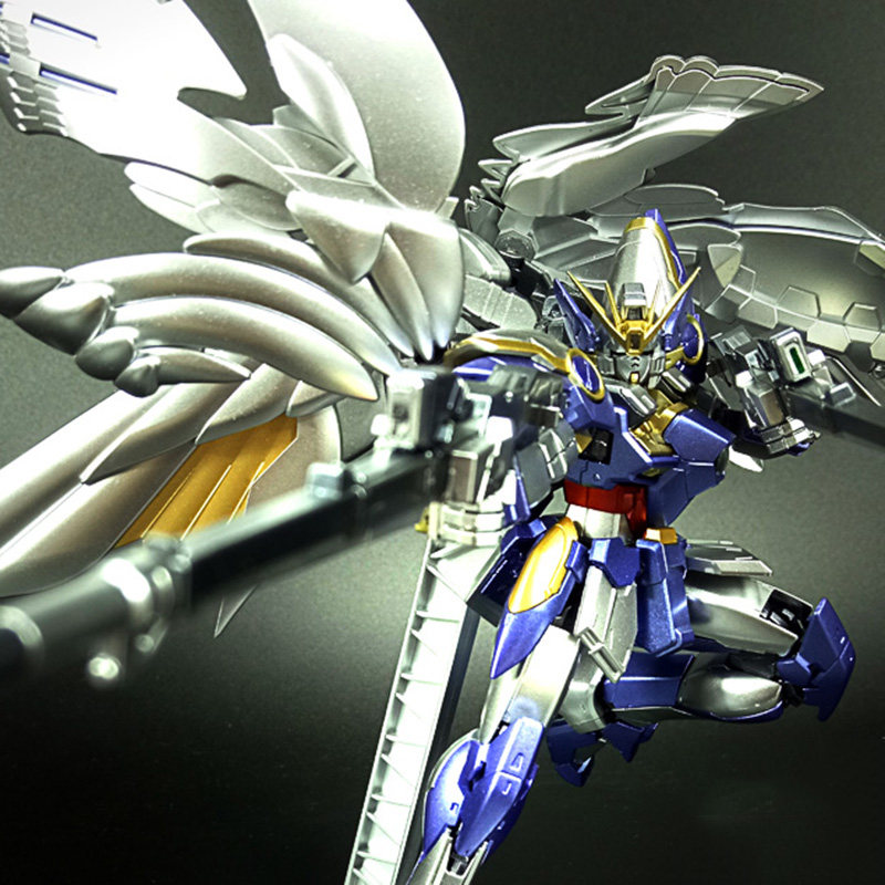 模动魂 正品万代高达模型rg17天使飞翼零式高达ew合金着色拼装