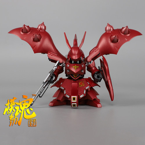 万代夜莺逆袭的夏亚带骨架模型