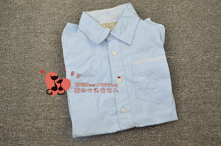 Chemise enfant à manche longue - Ref 2083640 Image 1