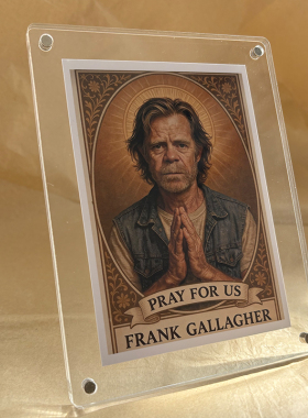 “无耻之徒”美剧弗兰克 活在当下 桌面摆件摆台装饰品小众趣味