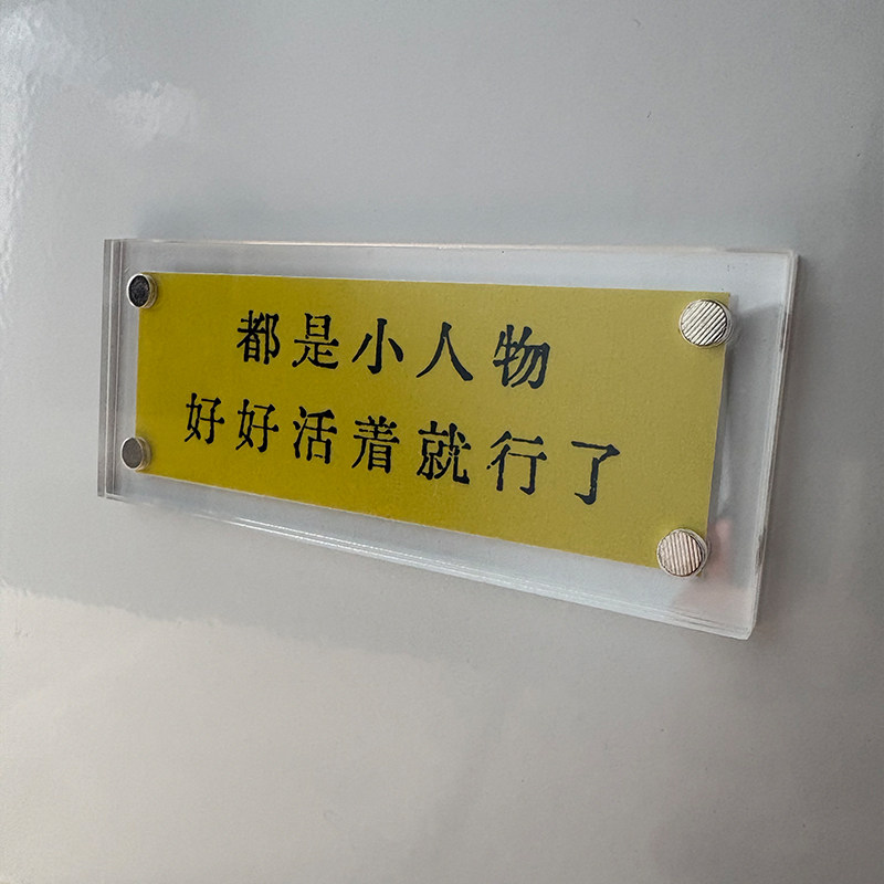 都是小人物 好好活着就行了 稀奇古怪的磁吸冰箱贴个性创意
