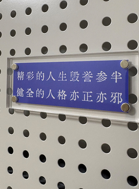精彩的人生毁誉参半 健全的人格亦正亦邪 人间清醒语录冰箱贴