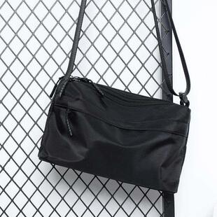 单包男斜挎包男肩女通用帆布小包高级感牛津布大容量防水休闲男包