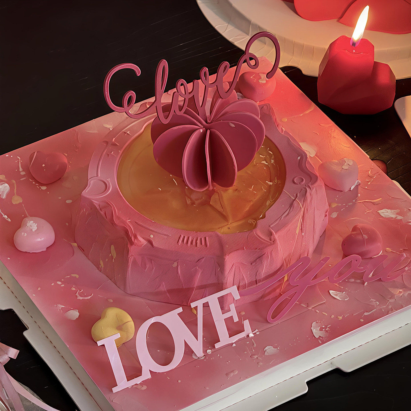 2.14情人节网红烘焙蛋糕装饰插件亚克力love爱心告白插牌爱心切模,节庆用品/礼品,蛋糕/烘焙装饰用品,淘宝优惠券,粉丝福利购,淘宝优惠卷