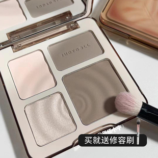 Judydoll橘朵修容高光一体盘腮红哑光提亮立体阴影鼻影综合盘新品