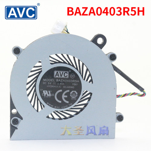 AVC原装 BAZA0403R5H Y001 5V 0.40A 超薄笔记本散热风扇