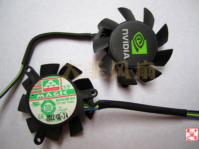 原装NVIDIA显卡风扇MAGIC MGT4012MF-W10 0.09A散热风扇_虎窝淘
