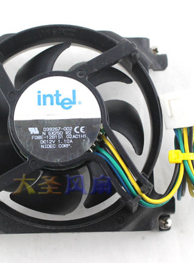 Intel英特尔 D39267-002 D98510-001 12V 1.1A 风扇 NIDEC厂家