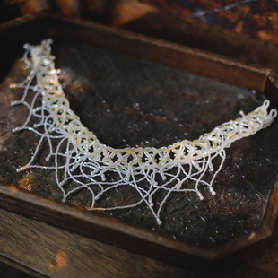 喜看手作盖茨比复古法式颈链婚纱礼服写真样片造型新娘盘发配饰品