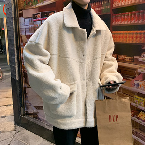 B239-Y7727-p128 ｛限价158｝羊羔毛加厚外套棉衣男 宽松棉衣图片