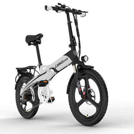 LANKELEISI蓝克雷斯G660折叠电动助力自行车出口欧美电动自行车