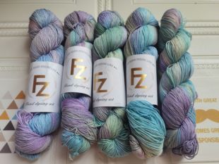 98%有机马匹棉2%AK闪丝365m手染细线披肩毛衣围巾四季用线100g/绞