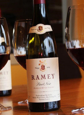 雷米 原装进口 俄罗斯河谷黑皮诺红葡萄酒 礼物 Ramey Pinot Noir