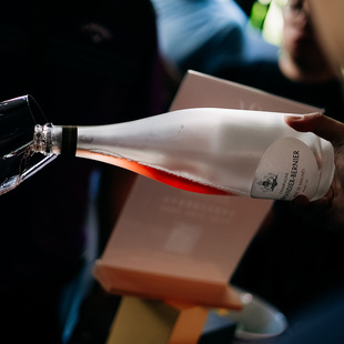 法国小农香槟 拉蒙迪耶粉红桃红香槟气泡葡萄酒 进口 圣诞节红酒