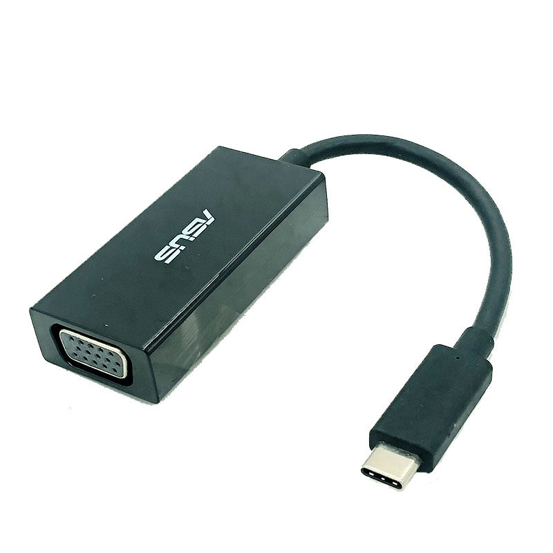 亚马逊倍思华硕ASUS USB C转VGA适配器拓展坞 type c转换器头原装