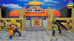 树脂场景 SHF孙悟空眼镜厂扭蛋WCF 七龙珠天下第一武道会 JacksDo