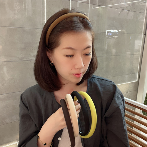 条纹发箍日韩少女风格彩色海绵