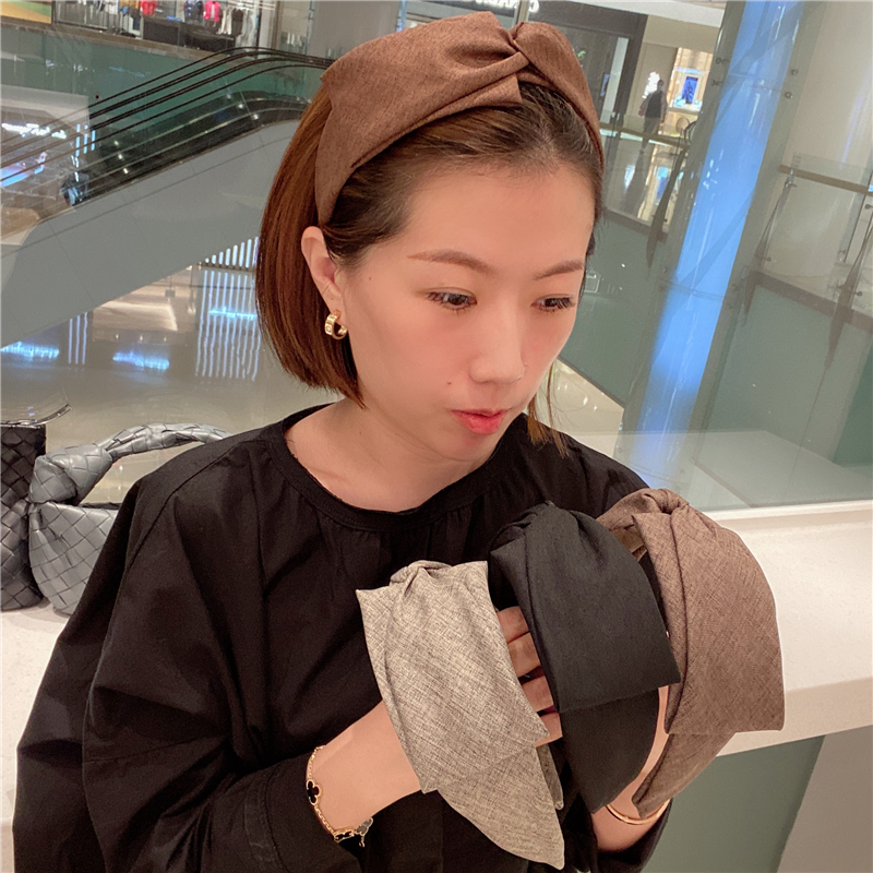 ins东大门同款交叉中间网红发卡