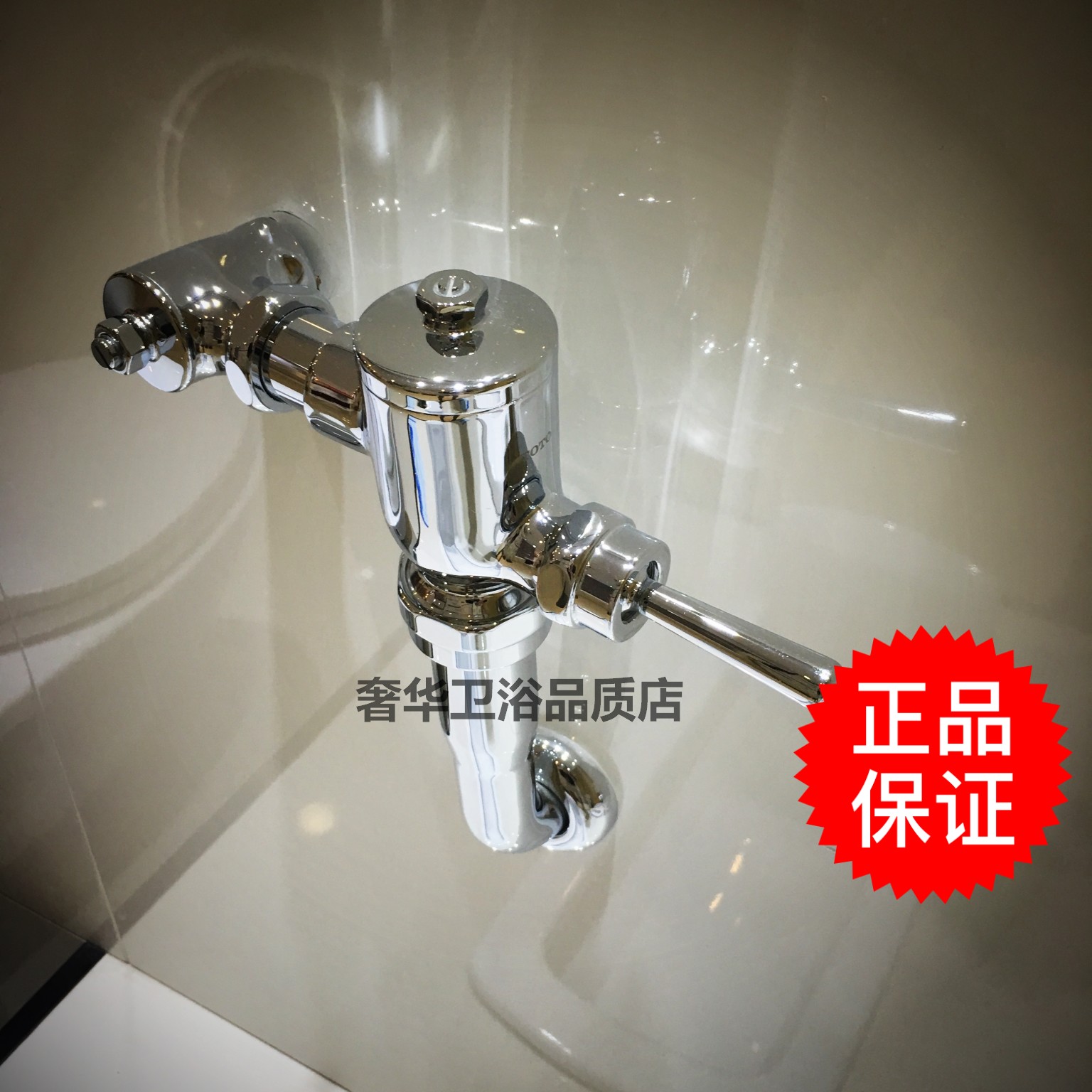 TOTO蹲便器手动手按式冲水阀 DC603VLR冲水器配件入墙变径DN003