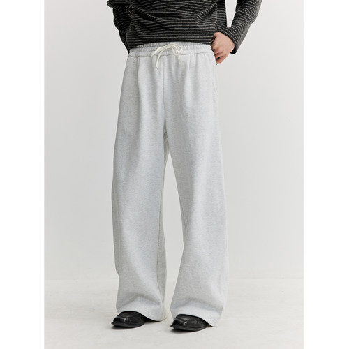 VMCL复古cleanfit廓形弯刀卫裤男