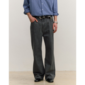 男秋25AW VMCL 素色基础通勤cleanfit微喇叭廓形牛仔裤 vermicelli