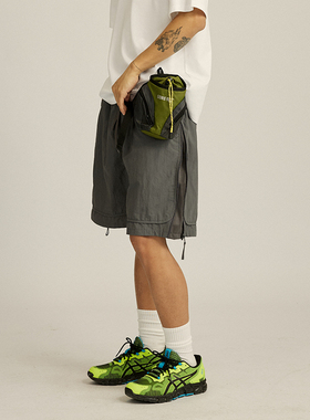 VMCL侧拉链网眼透气户外轻薄运动短裤五分裤男夏24SS vermicelli