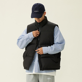 羽绒马甲背心男女22AW VMCL 双头拉链立领纯色加厚冬季 vermicelli