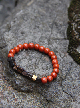 合集｜满色满肉九口瓦西南红手串「红豆引」收藏级无优化老矿