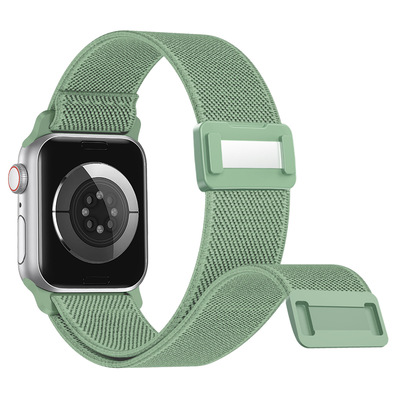 适用Versa3腕带Fitbit Versa2/3/4/Lite/Versa SE磁吸扣弹力表带