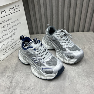 处理真皮女鞋 学院加绒运动老爹鞋 2025秋冬季 厚底增高爆款 新款 断码