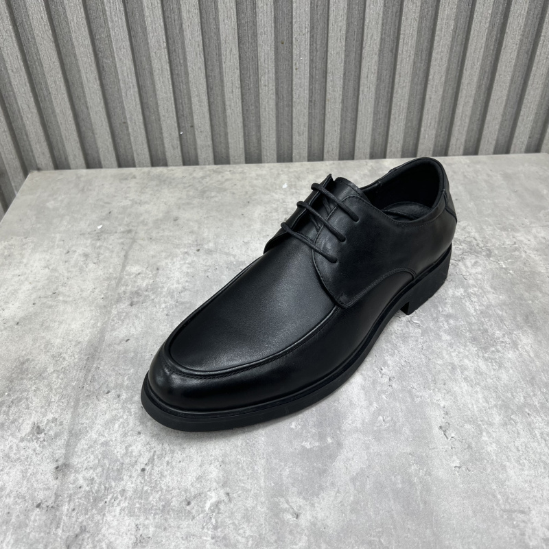 断码处理真皮男鞋2025春季新款圆头系带正装头层牛皮商务男士皮鞋