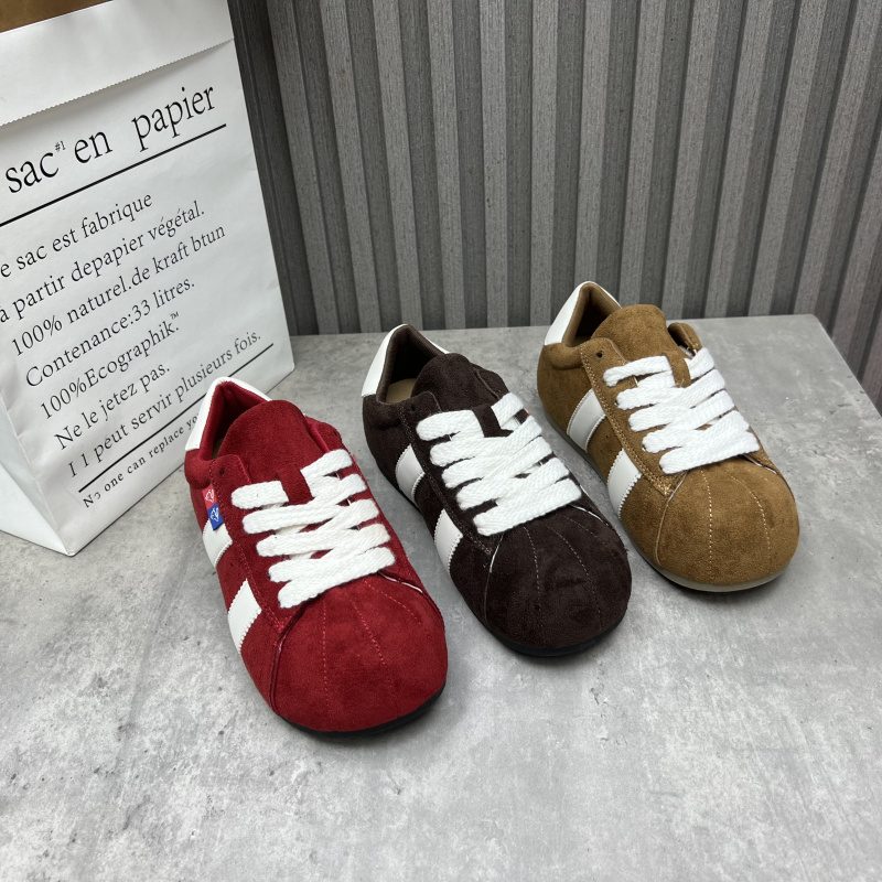 厂家断码处理2025秋新款女鞋圆头系带内增高韩版德训鞋休闲单鞋40