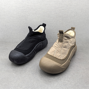 百搭套筒加绒保暖雪地女棉鞋 断码 厚底时尚 新款 处理女靴2025冬季