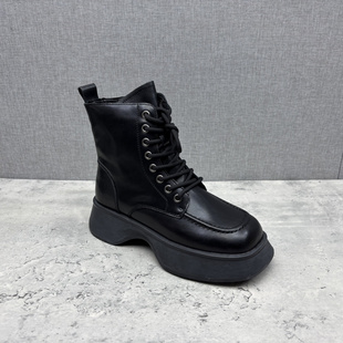 时尚 新款 百搭户外通勤英伦风马丁靴 处理女靴2025秋冬季 厂家断码