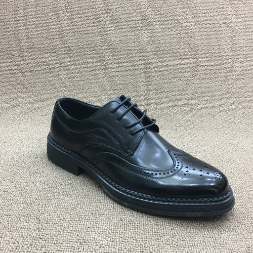 布洛克断码新款正装风真皮男鞋