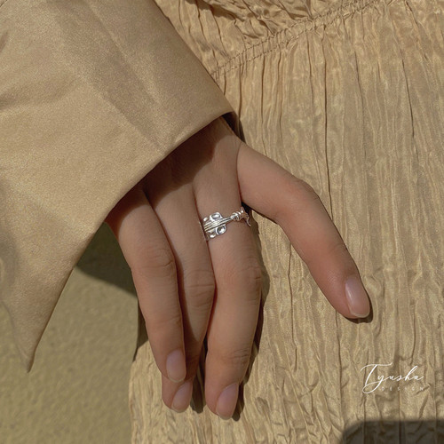 TYUSHA小众高级感s925纯银戒指