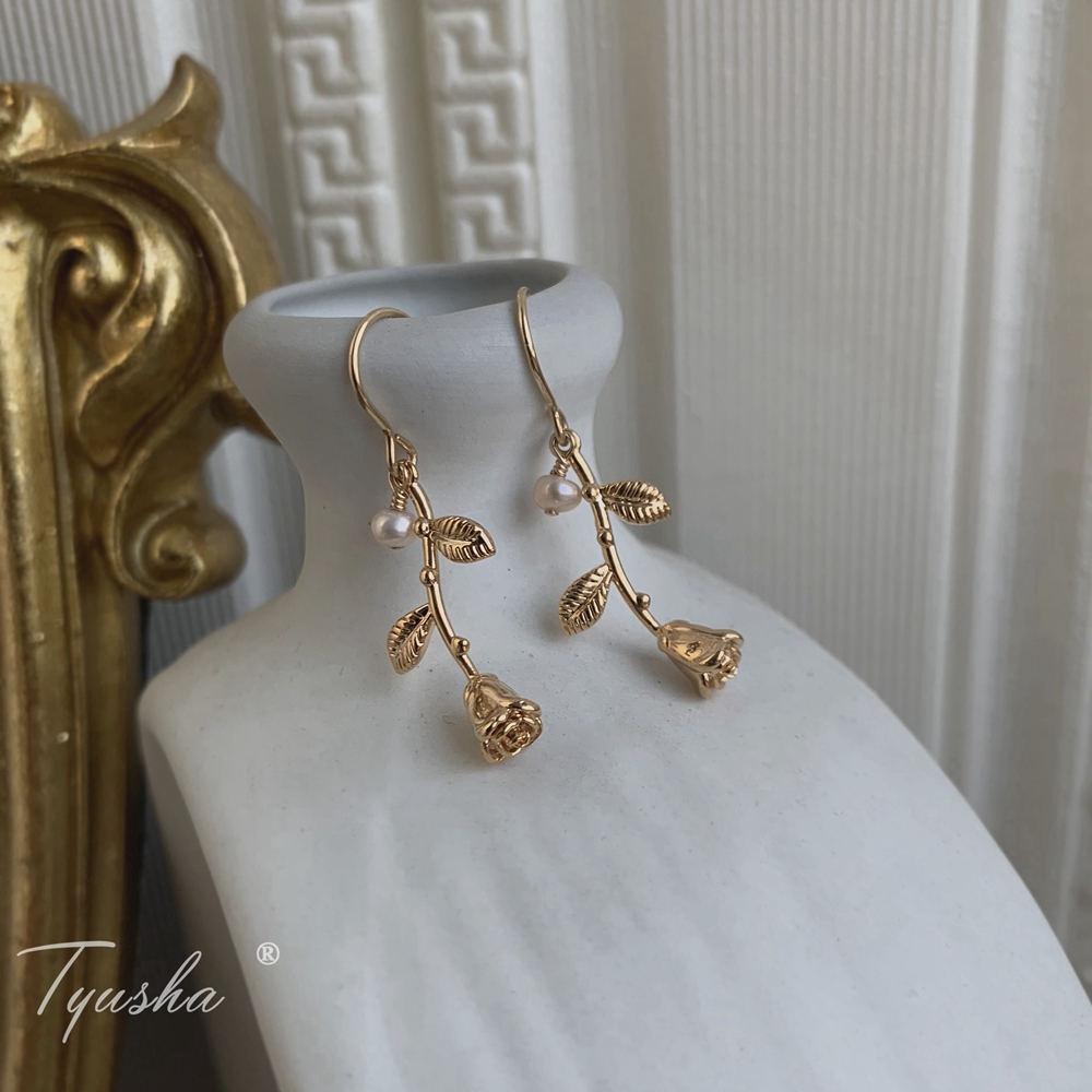 TYUSHA独家温柔14k包金天然珍珠