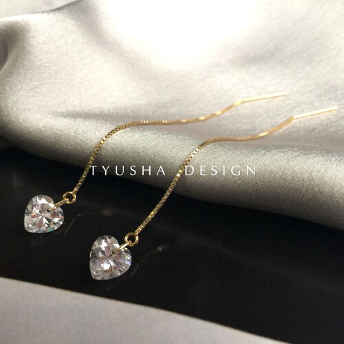 TYUSHA白石榴红美国锆石钻盒子链