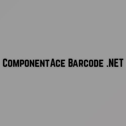 ComponentAce Barcode .NET Full Source Code
