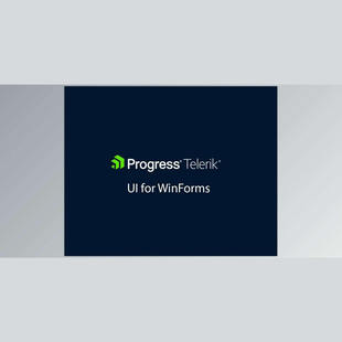 Progress Telerik UI for WinForms 2024 Q4 v2024.4.1113
