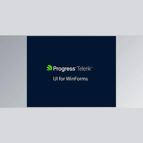 Progress Telerik UI for WinForms 2024 Q4 v2024.4.1113
