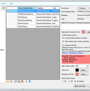 for v3.12 SSMSBoost Management Studio Server add SQL