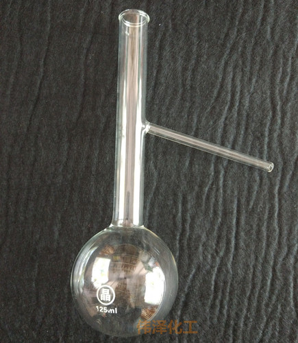 125ml蒸馏烧瓶 专用馏程烧瓶 GB6536 石油产品常压蒸馏特性测定法