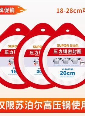 苏泊尔铝合金压力锅胶圈18-28CM