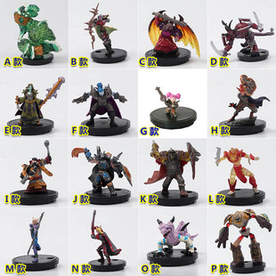 现货魔兽世界1~16 WOW 桌游战棋模型 魔兽人偶手办摆件 矮人 精灵